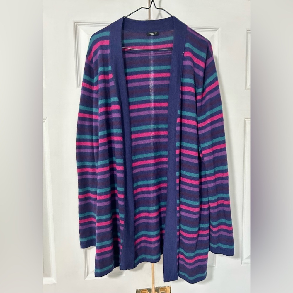 Cardigan talbots jacket woman size large